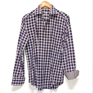 Bugatchi Uomo Mens Shaped Fit Dress Shirt.